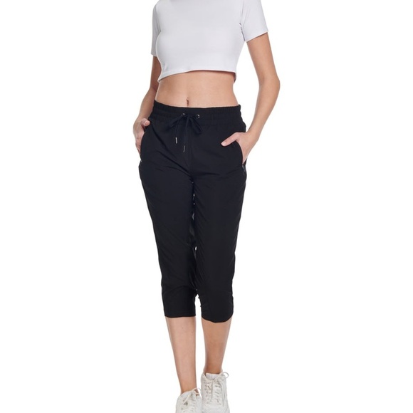 Kyoden Black Capri Joggers - Picture 11 of 11